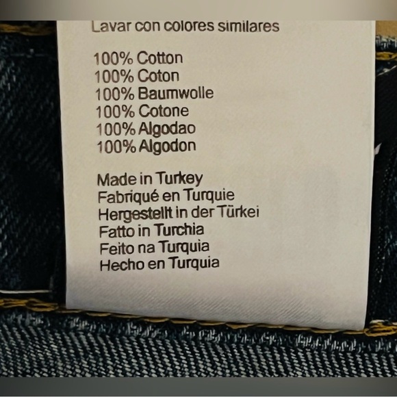 Ragged Wide Leg Style Jeans Women's Denim Jeans Size 24 Blue Color - Picture 5 of 9